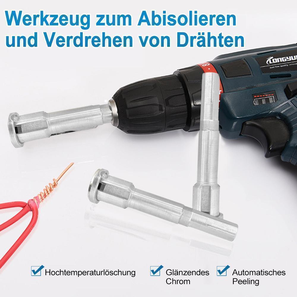 Werkzeug zum Abisolieren und Verdrehen von Drähten