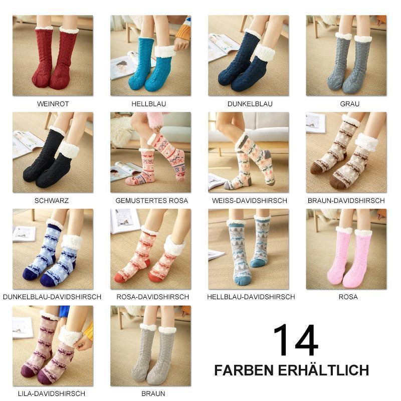 Ultra-Plüsch Weiche Rutschfeste Socken, 1 Paar