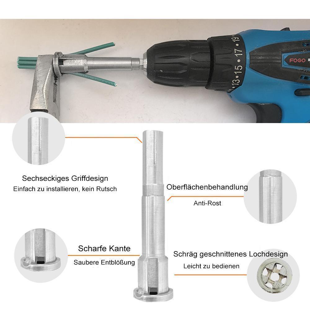 Werkzeug zum Abisolieren und Verdrehen von Drähten